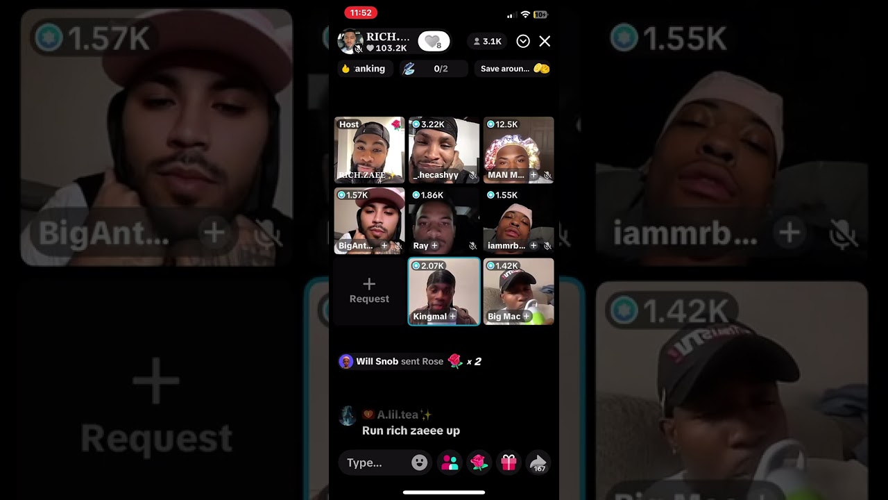 Rich Zae and Cashy live panel. #live #tiktoklive #realitytvstar #rich #nowthatstv 