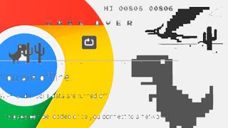 Dinosaur video games by Chrome || Google offline dinosaur video games #short screenshot 4