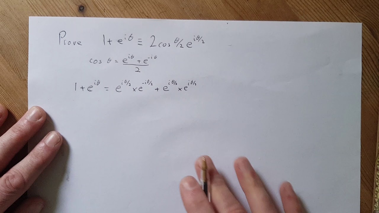 Complex Number Proof 1+e^itheta
