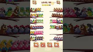 Bird Sort 2 🐦🐦 Level 159 #Solution, No Added Branches, No Help #challenge screenshot 4