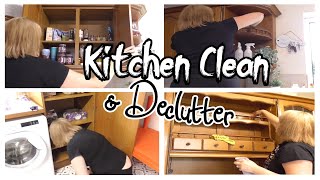 &quot; Kitchen Deep Clean&quot; + Declutter With Me *2021*