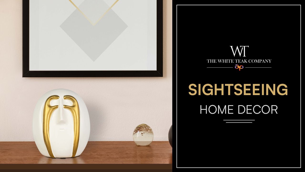 Sightseeing Ceramic Home Decor | White Teak