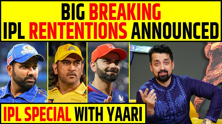 🔴BIG BREAKING: IPL RETENTIONS ANNOUNCED! IPL SPECIAL WITH SPORTS YAARI