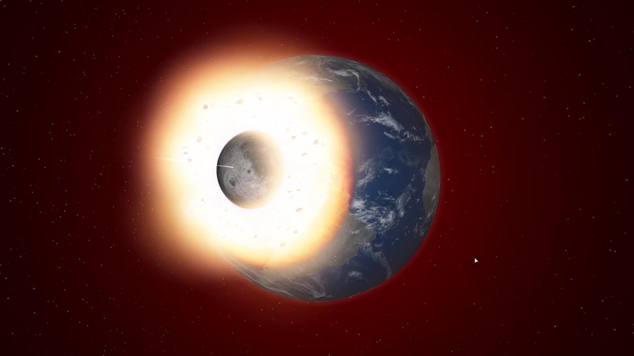 Earth and Moon - Universe Sandbox 2 - YouTube
