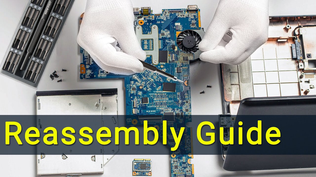 Acer Aspire 5738, 5338, 5542, 5740 Laptop Reassembly Guide - YouTube