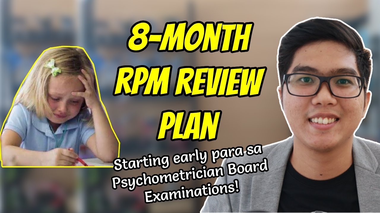 STARTING EARLY: Psychometrician Board Exam Preparation in 8 Months ...