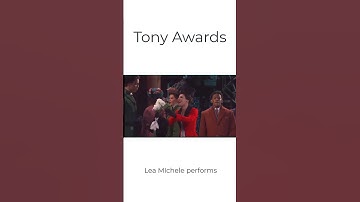 Thumbnail of Lea Michele performs Tony Awards #tonyawards #leamichele