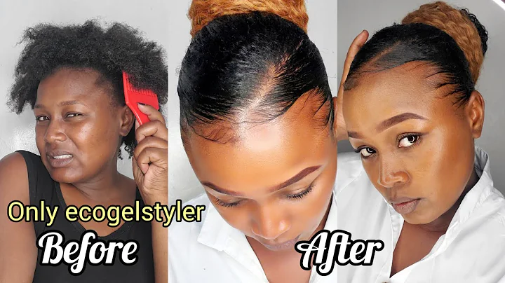 how to sleek hard 4c hair using ecogelstyler/wit...