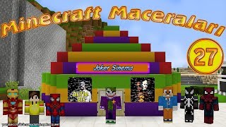 Minecraft Maceraları 27. Bölüm Jokerler Arifle 216 Filmi Çektiler Örümcek Adam Minecraftta