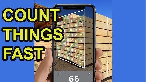 Count things automatically with your mobile device.