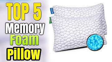 Best Bamboo Memory Foam Pillow With Cooling Gel King Queen
