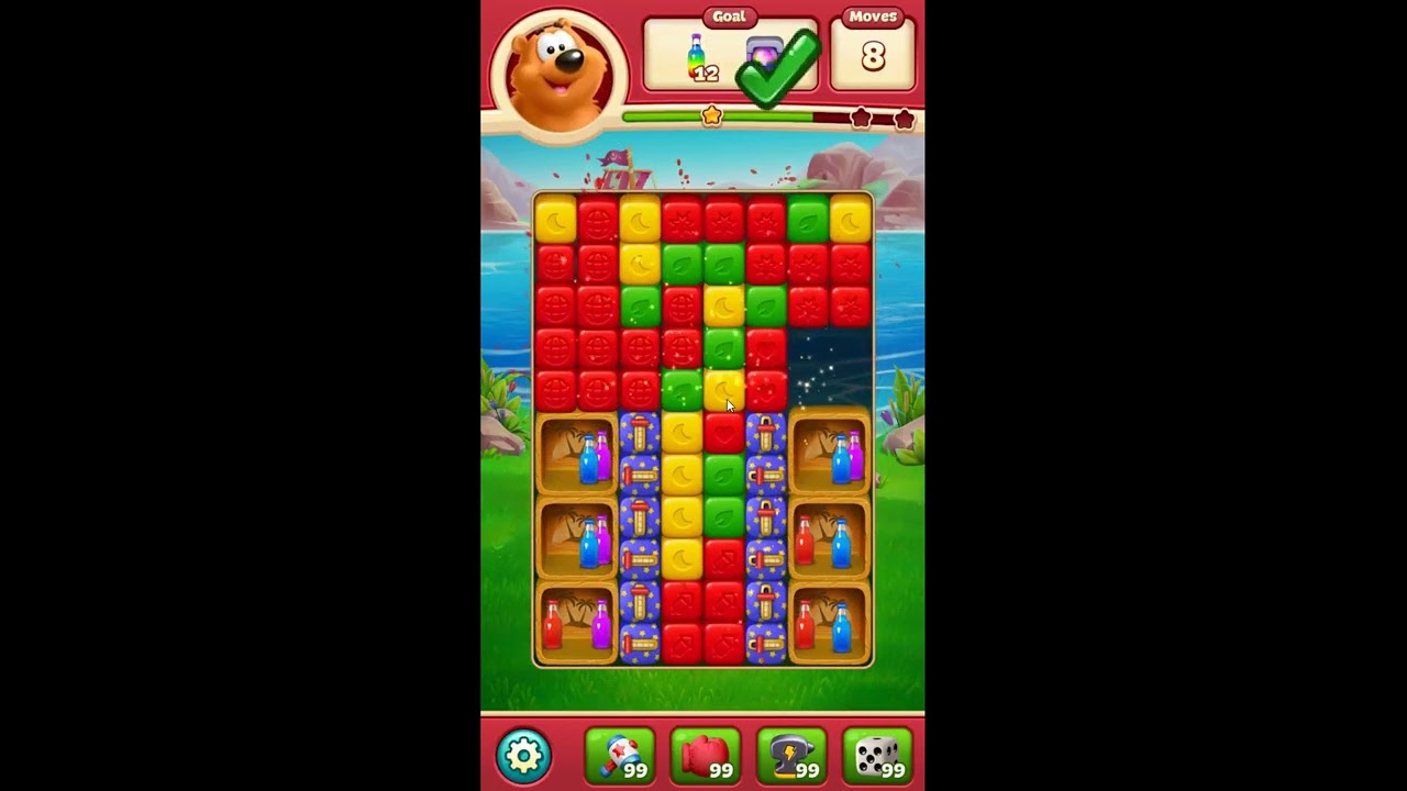 Toon Blast Level 10572 - NO BOOSTERS 🐻🐺🐱 | SKILLGAMING ✅