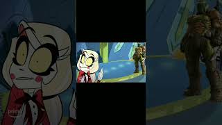 Hazbin Hotel episode 1 Charlie meets Doom Slayer #hazbinhotel #doomslayer #doometernal #animation