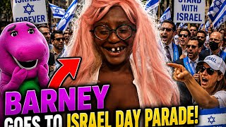BARNEY GOES TO THE ISREAL DAY PARADE 