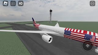 Airbus A350 Takeoff and Landing Roblox