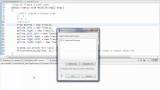 Programming Interview 9: Print all nodes of a binary tree at a certain level