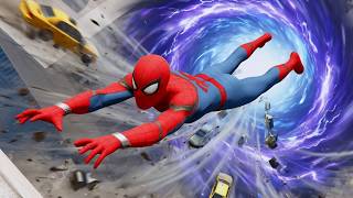 GTA 5 SPIDER-MAN FALLING Into The CHAOS PORTAL!