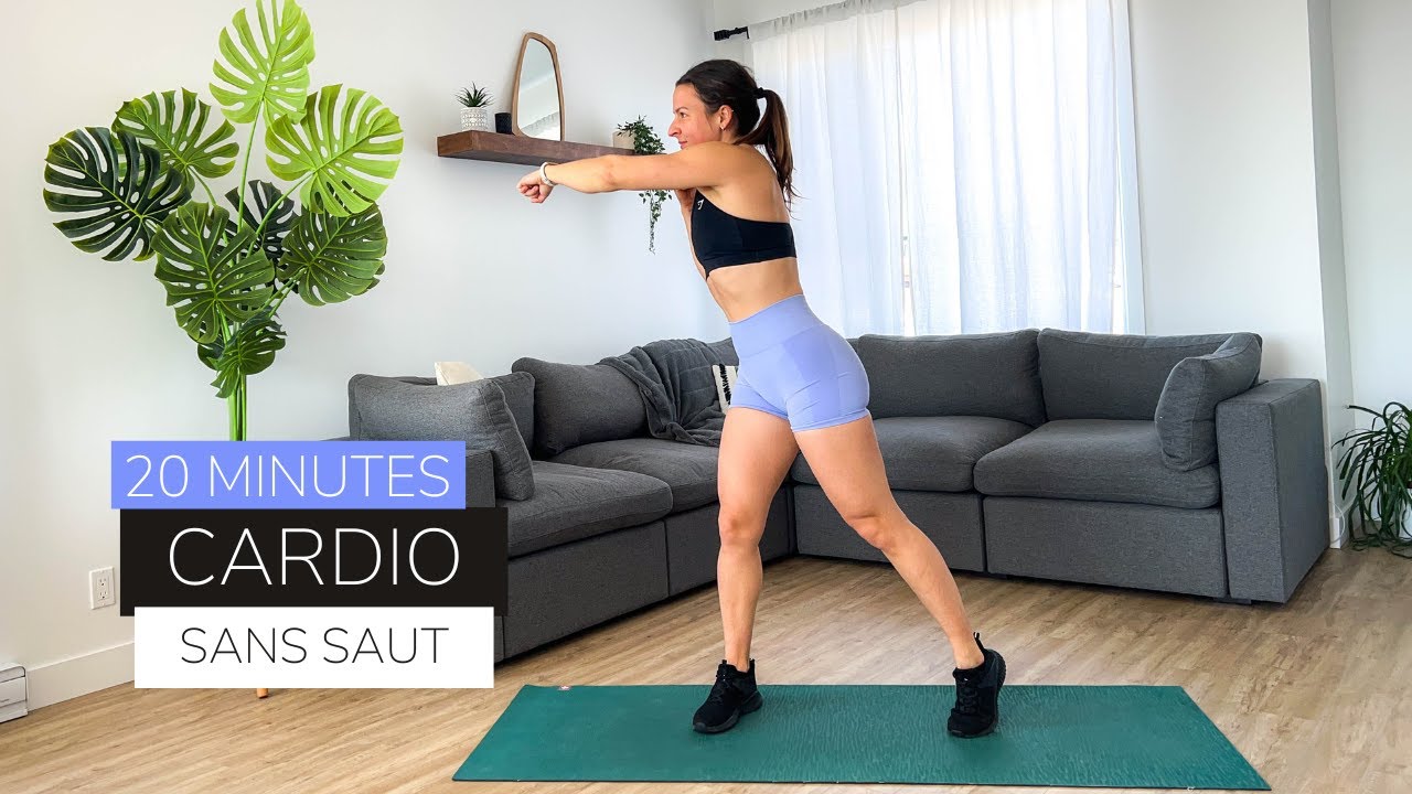 20 min cardio à la maison | sans saut, sans impact | sans matériel