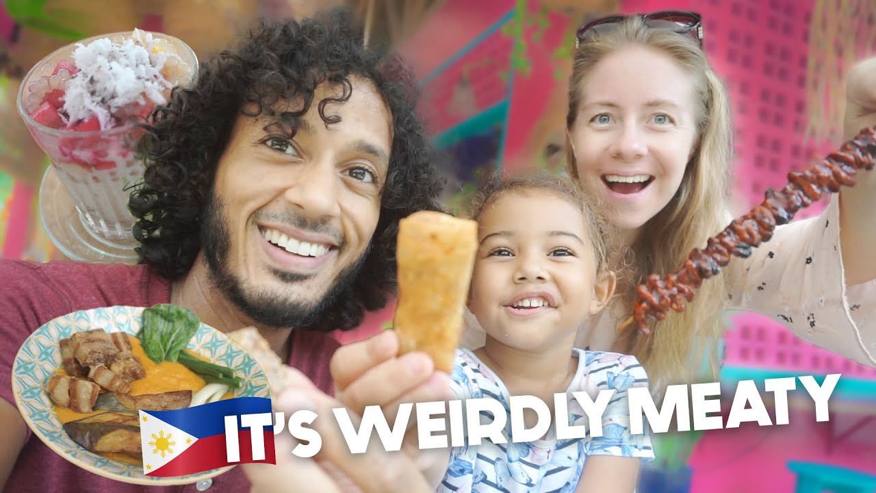 Eating ONLY FILIPINO FOOD For 24 HOURS! BRITISH Family SIARGAO