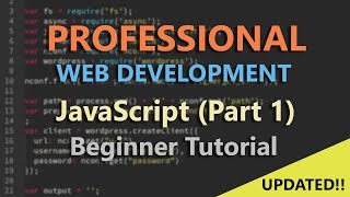 JavaScript Tutorial for Beginners - 01 - Variables by Verlyn Lawrence
