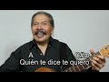 Quién con letra y acordes para guitarra