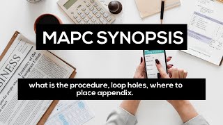 MAPC SYNOPSIS || PROCEDURE || HOW TO DO || STEP BY STEP GUIDANCE || BAAP OF BELED