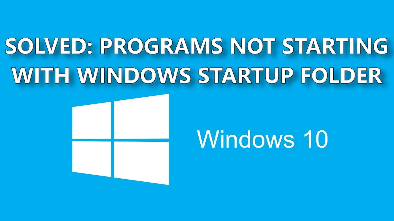how to stop programs from running at startup windows 10