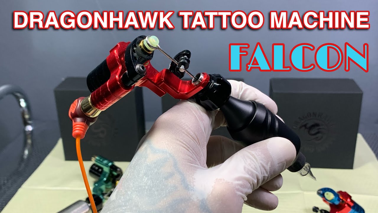 เครื่องสัก Dragonhawk Falcon Tattoo Machine YouTube