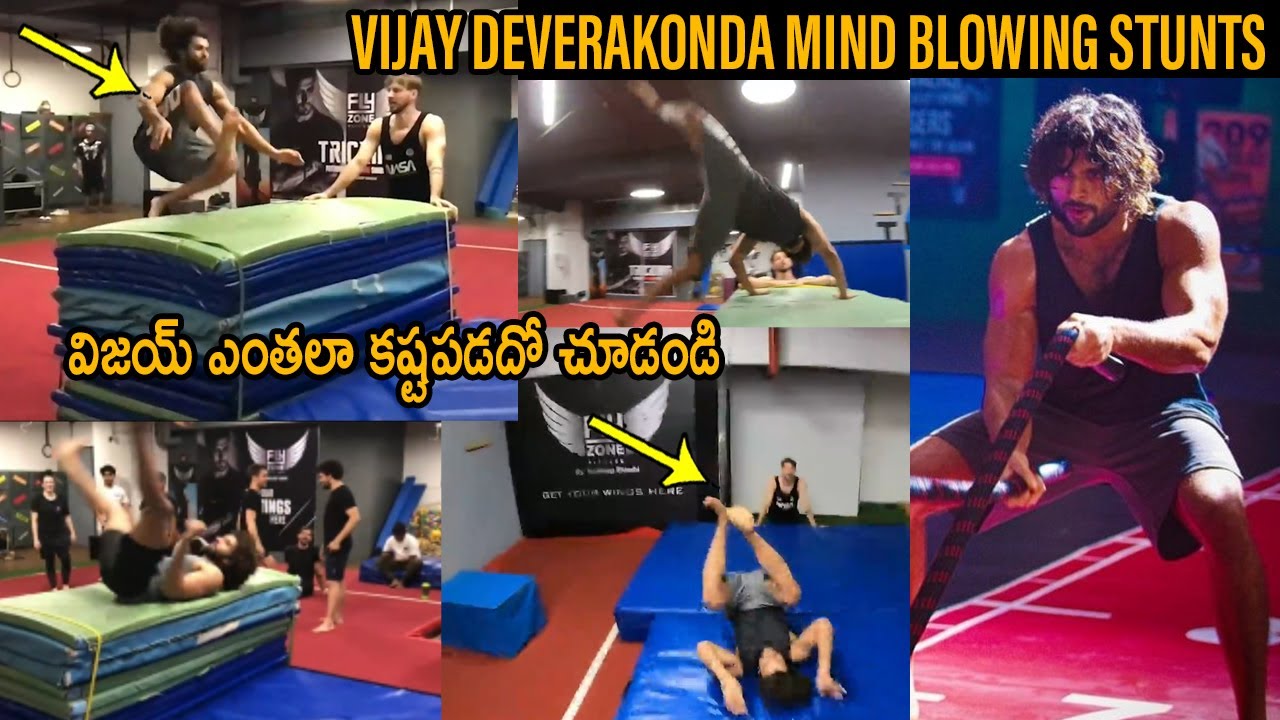 Vijay Deverakonda Mind Blowing Stunts Training Video | Liger Fight Making Video | Political Fire