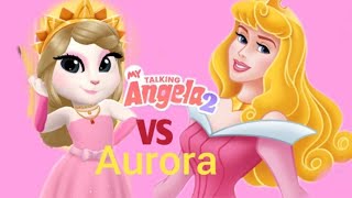 My talking Angela 2 new update Angela Vs Aurora new Christmas ⛄🎄