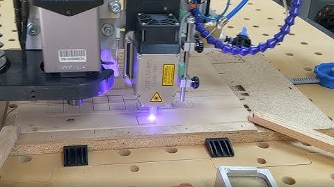 New Laser Rastering feature using Ethernet Smooth Stepper with my Opt Laser on my AVID CNC - Updated