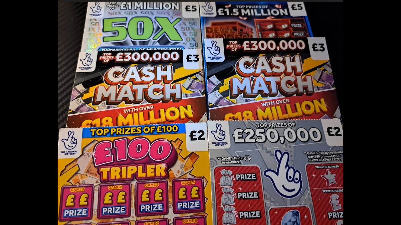 £20 in play on these scratch cards, on the hunt for a big win