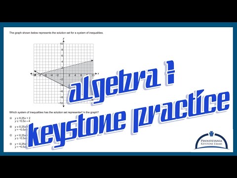 Algebra 1 KEYSTONE Practice - The Solution to a System of Linear Inequalities