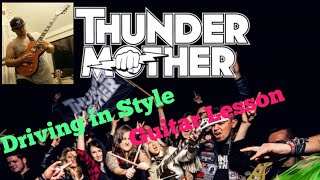 Thundermother - Driving in Style Guitar Lesson (Tutorial)| Vom Anfänger für Anfänger | German
