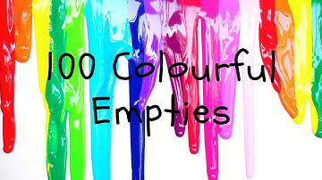 100 Colourful Empties 2020 Finale