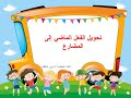 الفعل المضارع التحويل من الماضي إلى المضارع