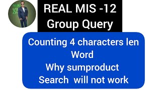 May Real MIS -12 | group query