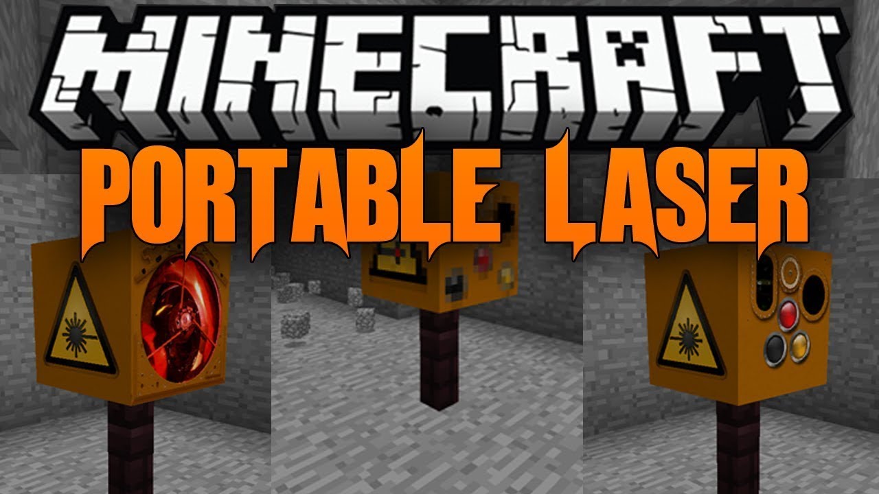 Minecraft Mods ITA [1.6.4]: Portable Mining Laser - YouTube