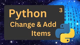 Python for Beginners | Python Dictionary Change & Add Items