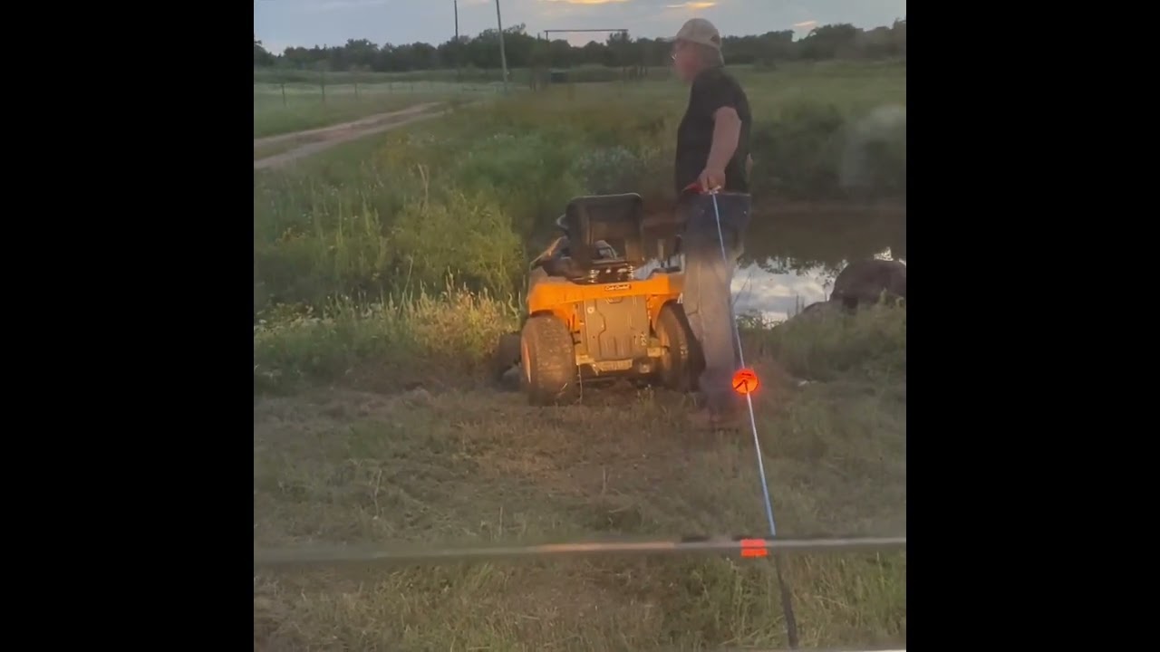 Stuck Lawn mower Jacki Vohs YouTube