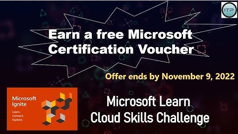 Earn a FREE Microsoft Certification Voucher | Microsoft Cloud Challenge | Microsoft Ignite |