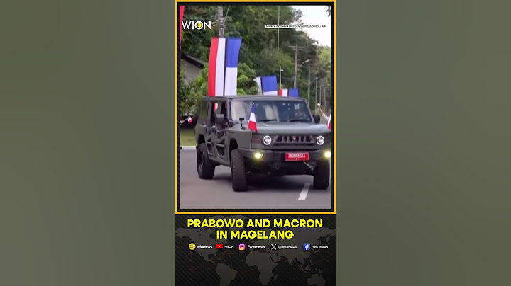 Prabowo Subianto & Emmanuel Macron Terbang dengan Helikopter ke Akademi Militer di Magelang | WION Shorts