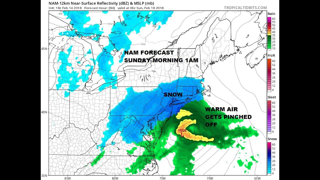 Snow Threat Middle Atlantic & Coastal Northeast Saturday Into Sunday ...