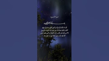 سورة آل عمران الأية (١-٤) القارئ عبدالرحمن مسعد