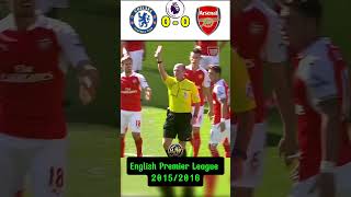 Chelsea vs Arsenal 2-0 | Two Red Cards &amp; Chaos! 🔥 | EPL 2015/16 #Shorts