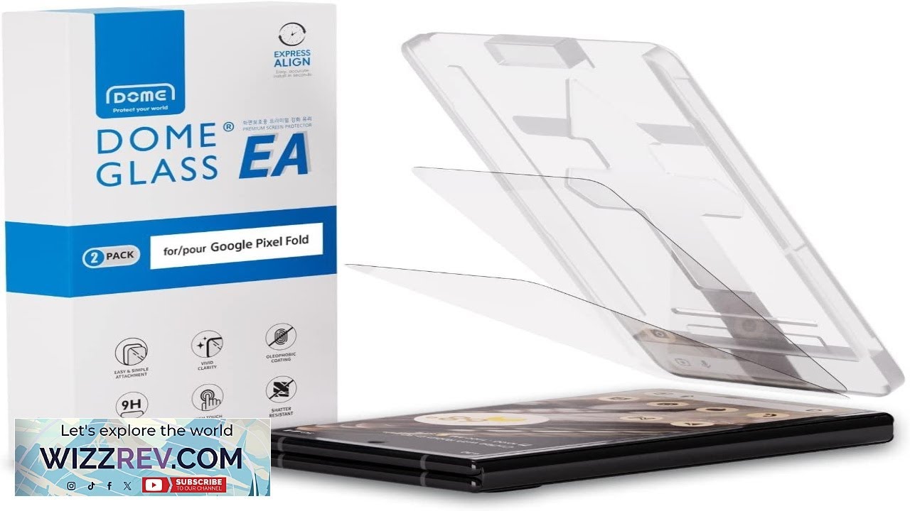 Защитное стекло Whitestone EA Glass Google Pixel Fold с полным покрытием EA, закаленное