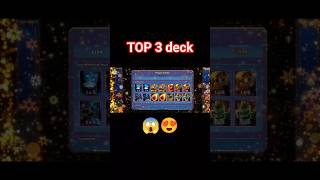 😱 TOP 3 BEST DECK IN CASTLE CRUSH #Shorts #castlecrushgame
