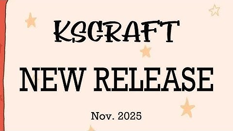 KSCRAFT New Release Nov. 2025