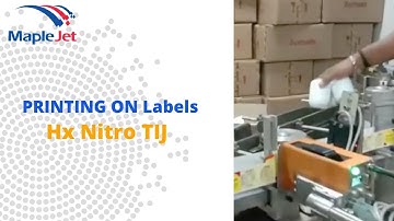 Hx Nitro date code printing on labels