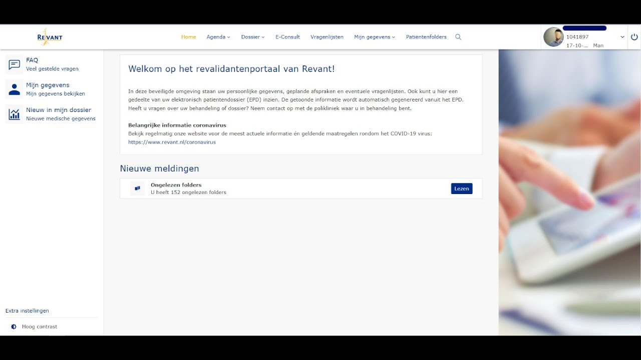Mijn Revant (revalidantenportaal)